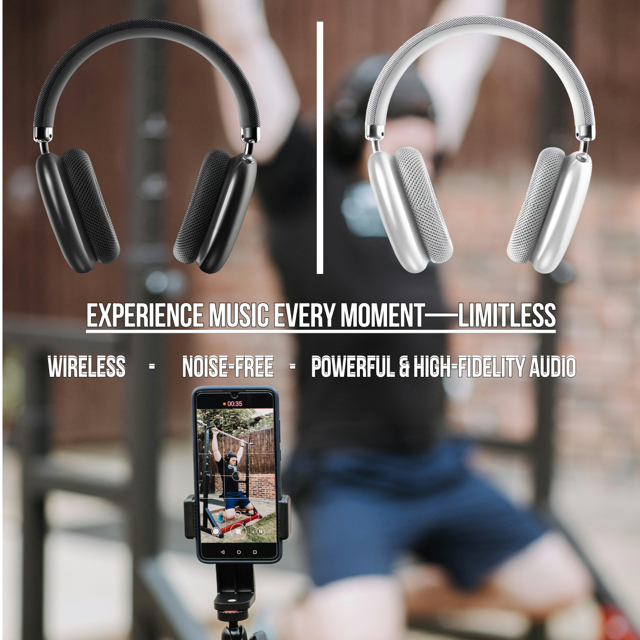 ZTOZ Headphones: Power and Comfort (Silver)